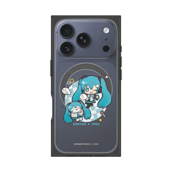 プレミアムスクエアケース with MagSafe［ しろたん×初音ミク - しろたん×初音ミク ］