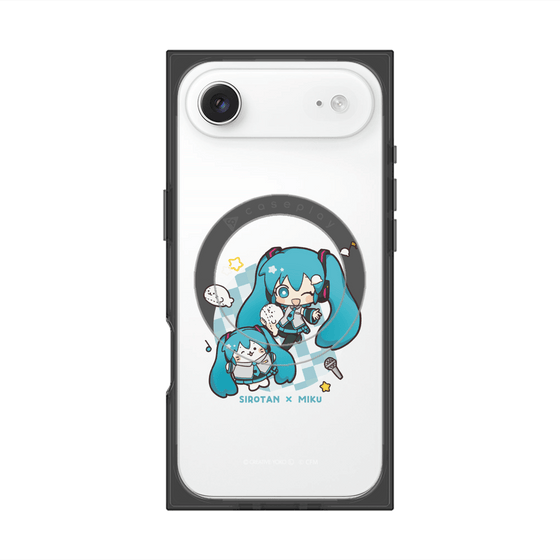 プレミアムスクエアケース with MagSafe［ しろたん×初音ミク - しろたん×初音ミク ］