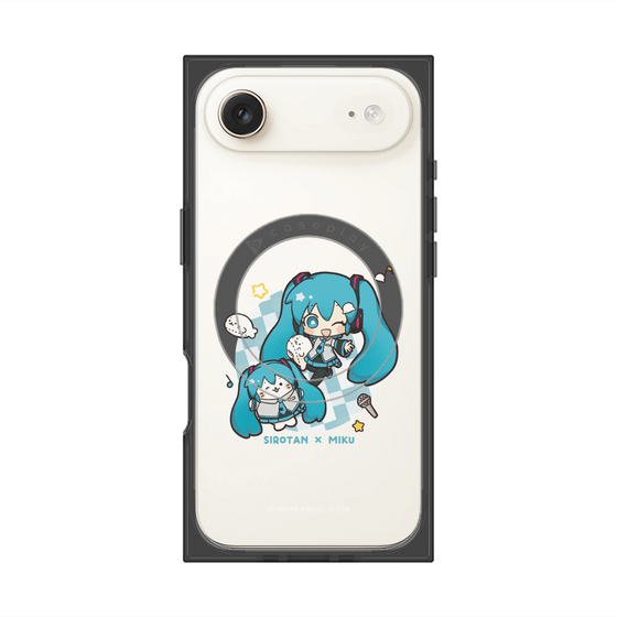プレミアムスクエアケース with MagSafe［ しろたん×初音ミク - しろたん×初音ミク ］