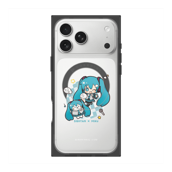 プレミアムスクエアケース with MagSafe［ しろたん×初音ミク - しろたん×初音ミク ］