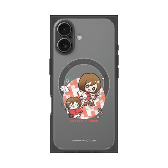 プレミアムスクエアケース with MagSafe［ しろたん×初音ミク - しろたん×MEIKO ］