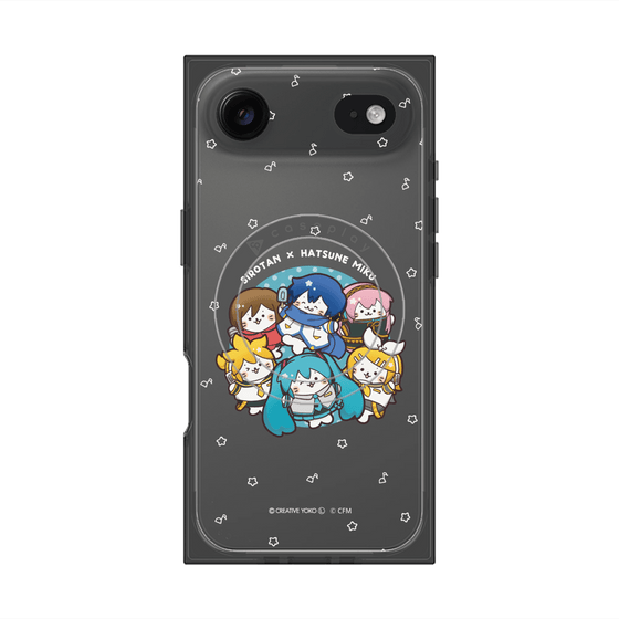 プレミアムスクエアケース with MagSafe［ しろたん×初音ミク - 全員集合 - しろたん変身 ］