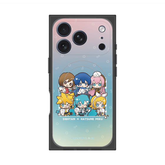 プレミアムスクエアケース with MagSafe［ しろたん×初音ミク - 全員集合 - しろたんと一緒 ］
