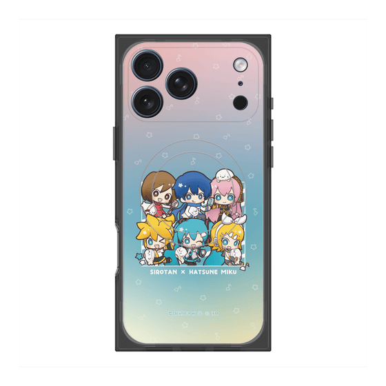 プレミアムスクエアケース with MagSafe［ しろたん×初音ミク - 全員集合 - しろたんと一緒 ］