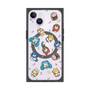 プレミアムスクエアケース with MagSafe［ しろたん×初音ミク - 総柄 - クリア ］