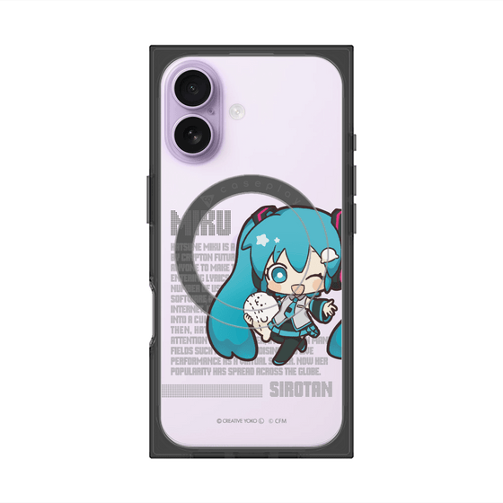 プレミアムスクエアケース with MagSafe［ しろたん×初音ミク - 初音ミク - デジタルコード ］
