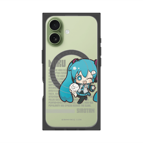 プレミアムスクエアケース with MagSafe［ しろたん×初音ミク - 初音ミク - デジタルコード ］