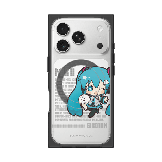 プレミアムスクエアケース with MagSafe［ しろたん×初音ミク - 初音ミク - デジタルコード ］