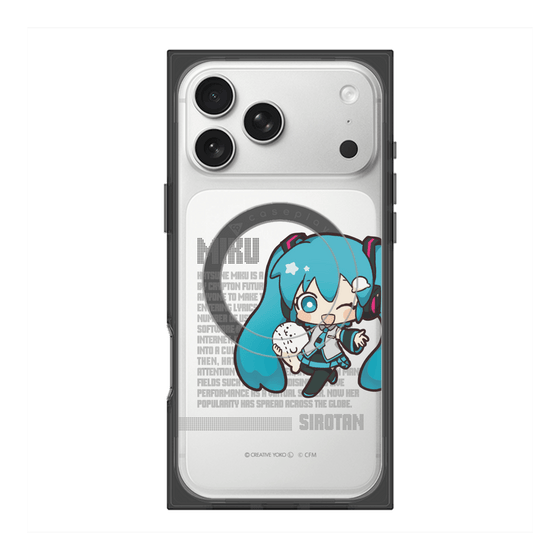 プレミアムスクエアケース with MagSafe［ しろたん×初音ミク - 初音ミク - デジタルコード ］