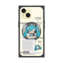プレミアムスクエアケース with MagSafe［ しろたん×初音ミク - 初音ミク - インフォグラフィック ］