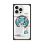 プレミアムスクエアケース with MagSafe［ しろたん×初音ミク - 初音ミク - インフォグラフィック ］