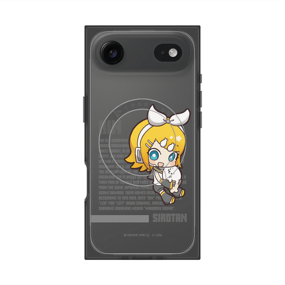 プレミアムスクエアケース with MagSafe［ しろたん×初音ミク - 鏡音リン - デジタルコード ］