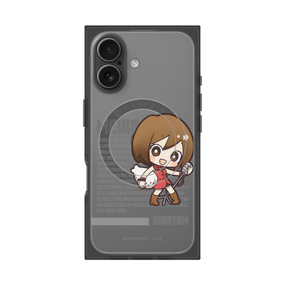 プレミアムスクエアケース with MagSafe［ しろたん×初音ミク - MEIKO - デジタルコード ］