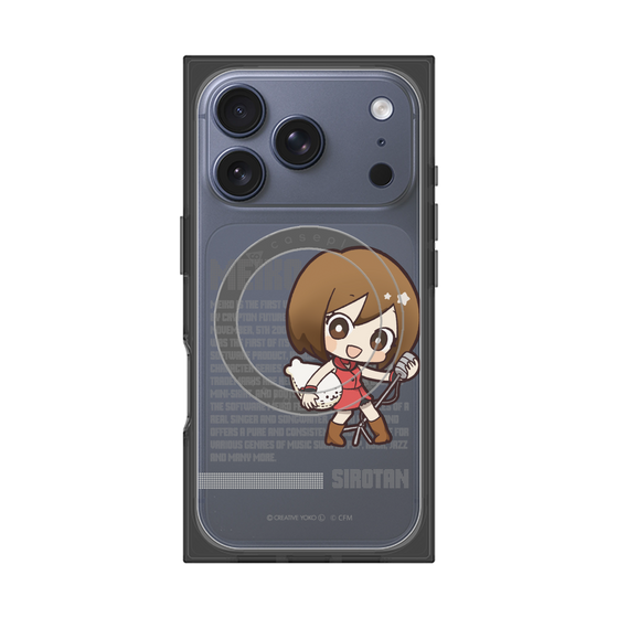 プレミアムスクエアケース with MagSafe［ しろたん×初音ミク - MEIKO - デジタルコード ］