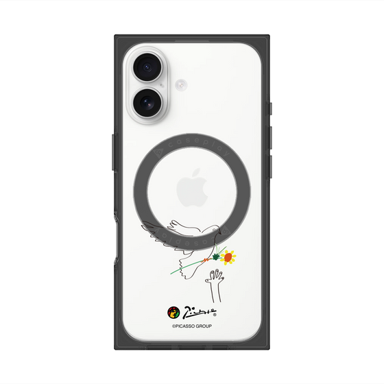 プレミアムスクエアケース with MagSafe［ PICASSO - Dove of Peace ］