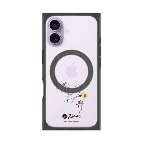 プレミアムスクエアケース with MagSafe［ PICASSO - Dove of Peace ］