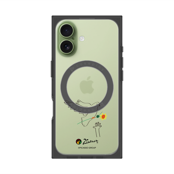 プレミアムスクエアケース with MagSafe［ PICASSO - Dove of Peace ］