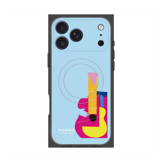 プレミアムスクエアケース with MagSafe［ PICASSO - Guitar ］