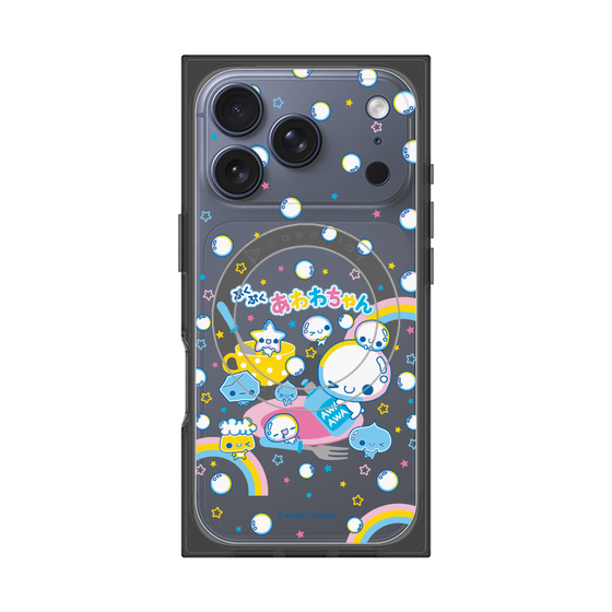 プレミアムスクエアケース with MagSafe［ ぷくぷくあわわちゃん - しゃぼんだま ］