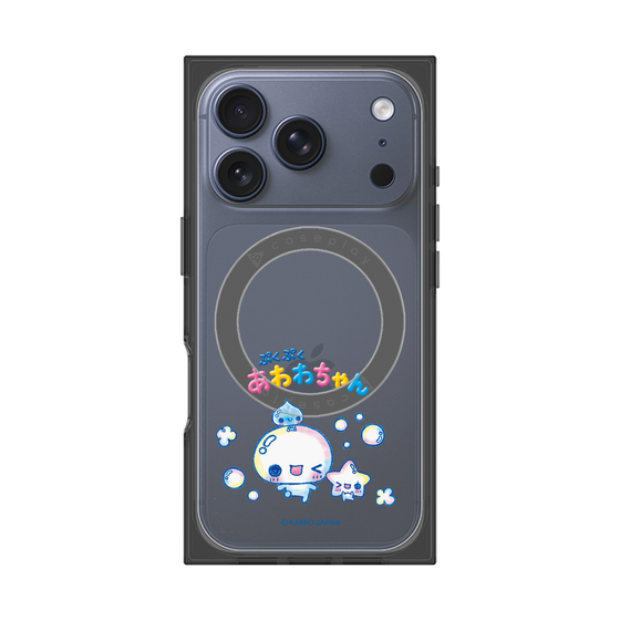 プレミアムスクエアケース with MagSafe［ ぷくぷくあわわちゃん - 仲良し ］