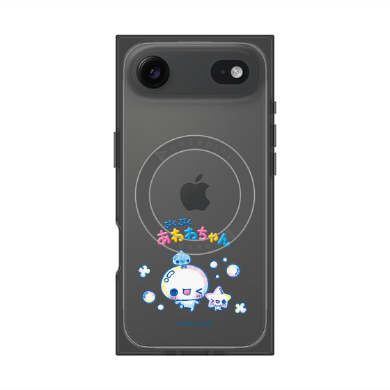 プレミアムスクエアケース with MagSafe［ ぷくぷくあわわちゃん - 仲良し ］