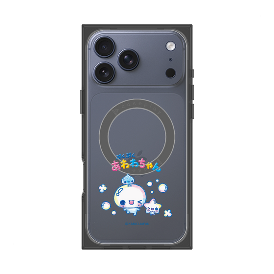 プレミアムスクエアケース with MagSafe［ ぷくぷくあわわちゃん - 仲良し ］