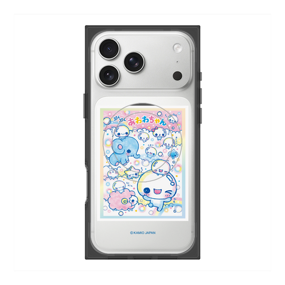 プレミアムスクエアケース with MagSafe［ ぷくぷくあわわちゃん - お友達 ］