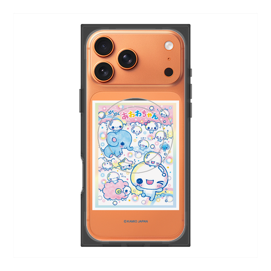 プレミアムスクエアケース with MagSafe［ ぷくぷくあわわちゃん - お友達 ］