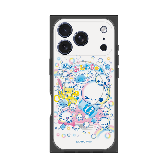 プレミアムスクエアケース with MagSafe［ ぷくぷくあわわちゃん - あわあわ ］