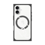 プレミアムスクエアケース with MagSafe［ LATENCY - Circle logo - Clear ］