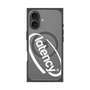 プレミアムスクエアケース with MagSafe［ LATENCY - Circle logo - Clear ］