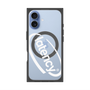 プレミアムスクエアケース with MagSafe［ LATENCY - Circle logo - Clear ］