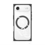 プレミアムスクエアケース with MagSafe［ LATENCY - Circle logo - Clear ］