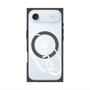プレミアムスクエアケース with MagSafe［ LATENCY - Circle logo - Clear ］