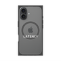 プレミアムスクエアケース with MagSafe［ LATENCY - Logotype - Clear ］