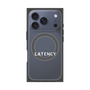 プレミアムスクエアケース with MagSafe［ LATENCY - Logotype - Clear ］