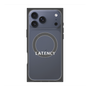 プレミアムスクエアケース with MagSafe［ LATENCY - Logotype - Clear ］
