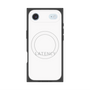 プレミアムスクエアケース with MagSafe［ LATENCY - Logotype - White ］