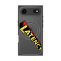 プレミアムスクエアケース with MagSafe［ LATENCY - Rock logo - Clear ］