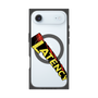 プレミアムスクエアケース with MagSafe［ LATENCY - Rock logo - Clear ］