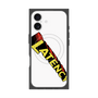 プレミアムスクエアケース with MagSafe［ LATENCY - Rock logo - White ］