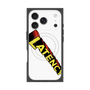 プレミアムスクエアケース with MagSafe［ LATENCY - Rock logo - White ］