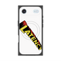 プレミアムスクエアケース with MagSafe［ LATENCY - Rock logo - White ］