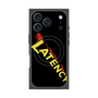 プレミアムスクエアケース with MagSafe［ LATENCY - Rock logo - Black ］