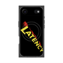 プレミアムスクエアケース with MagSafe［ LATENCY - Rock logo - Black ］