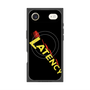 プレミアムスクエアケース with MagSafe［ LATENCY - Rock logo - Black ］