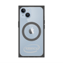 プレミアムスクエアケース with MagSafe［ LATENCY - Circle logo - Gray ］