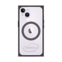 プレミアムスクエアケース with MagSafe［ LATENCY - Circle logo - Gray ］