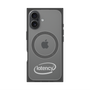プレミアムスクエアケース with MagSafe［ LATENCY - Circle logo - Gray ］