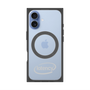 プレミアムスクエアケース with MagSafe［ LATENCY - Circle logo - Gray ］